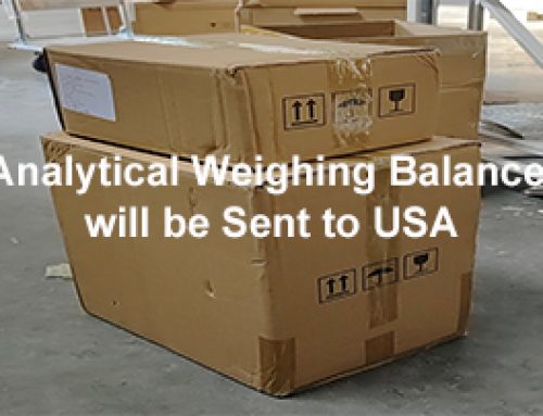 Analytical Weighing Balance will be Sent to USA